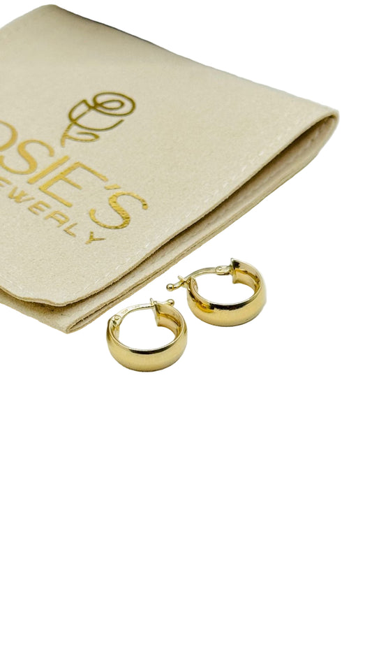 Arracadas Pequeñas de Oro 14k